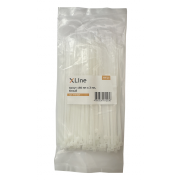 Хомут 150 мм x 3 мм X-Line, белый, 100 шт - 