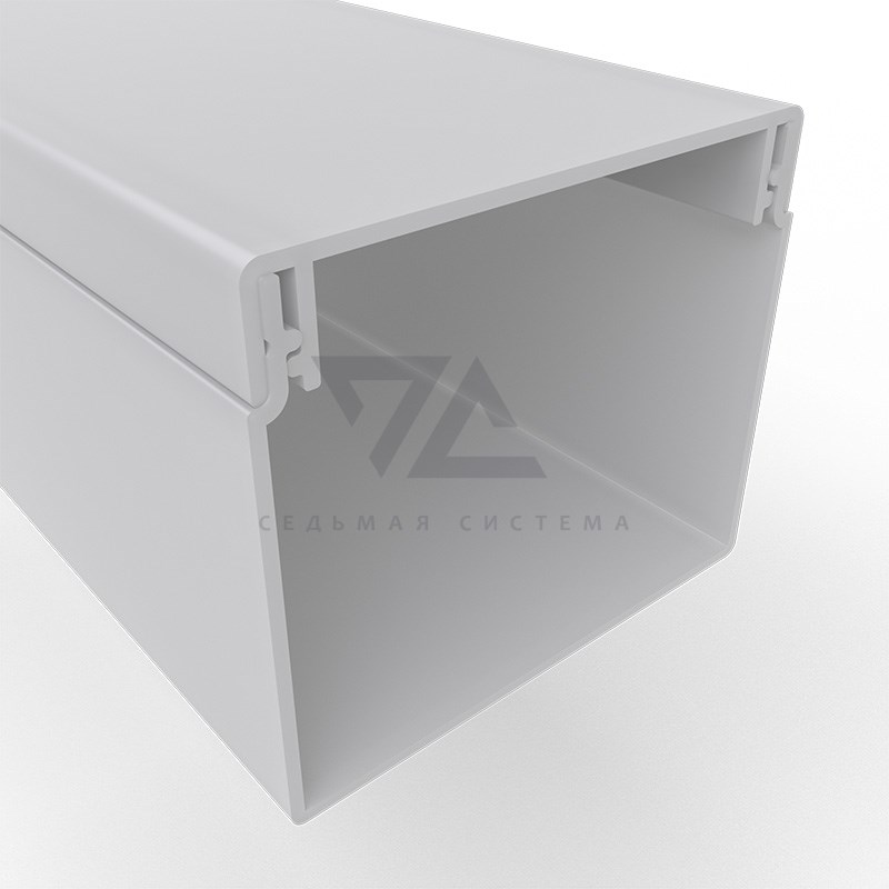 Кабель-канал 80 x 60 мм Rexant, белый, 8 м/упак