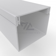 Кабель-канал 80 x 60 мм Rexant, белый, 8 м/упак - 