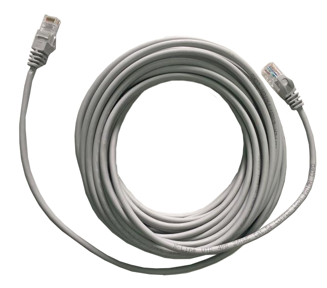 Патчкорд UTP 15 м X-Line, CAT5е, серый, литой, LSZH