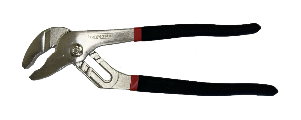 Клещи переставные, 250 мм, никелированные, обливные рукоятки IronMaster